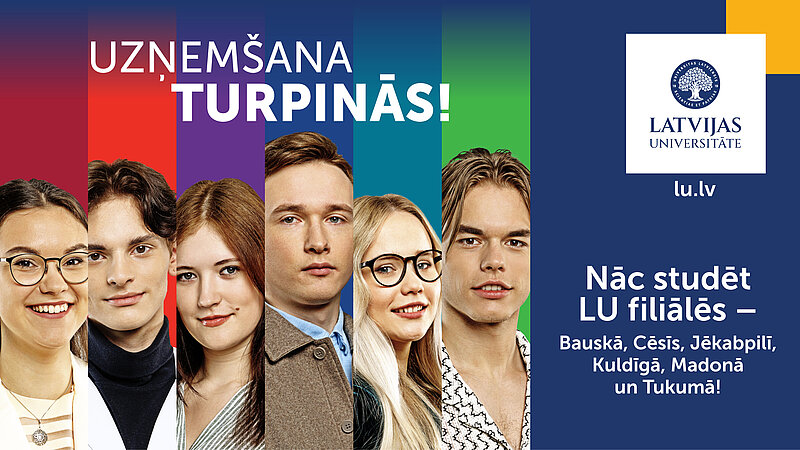 Uzņemšana LU reģionālajās filiālēs turpinās